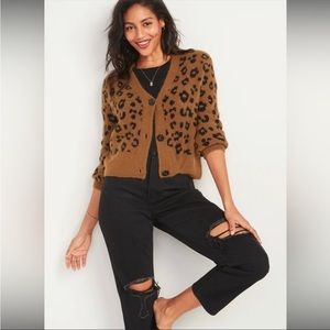 Old Navy Leopard Cardigan